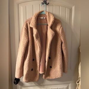 Pink Sherpa Jacket
